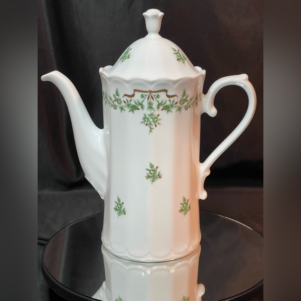 Vintage Eschenbach Bavaria Floral Porcelain Teapot